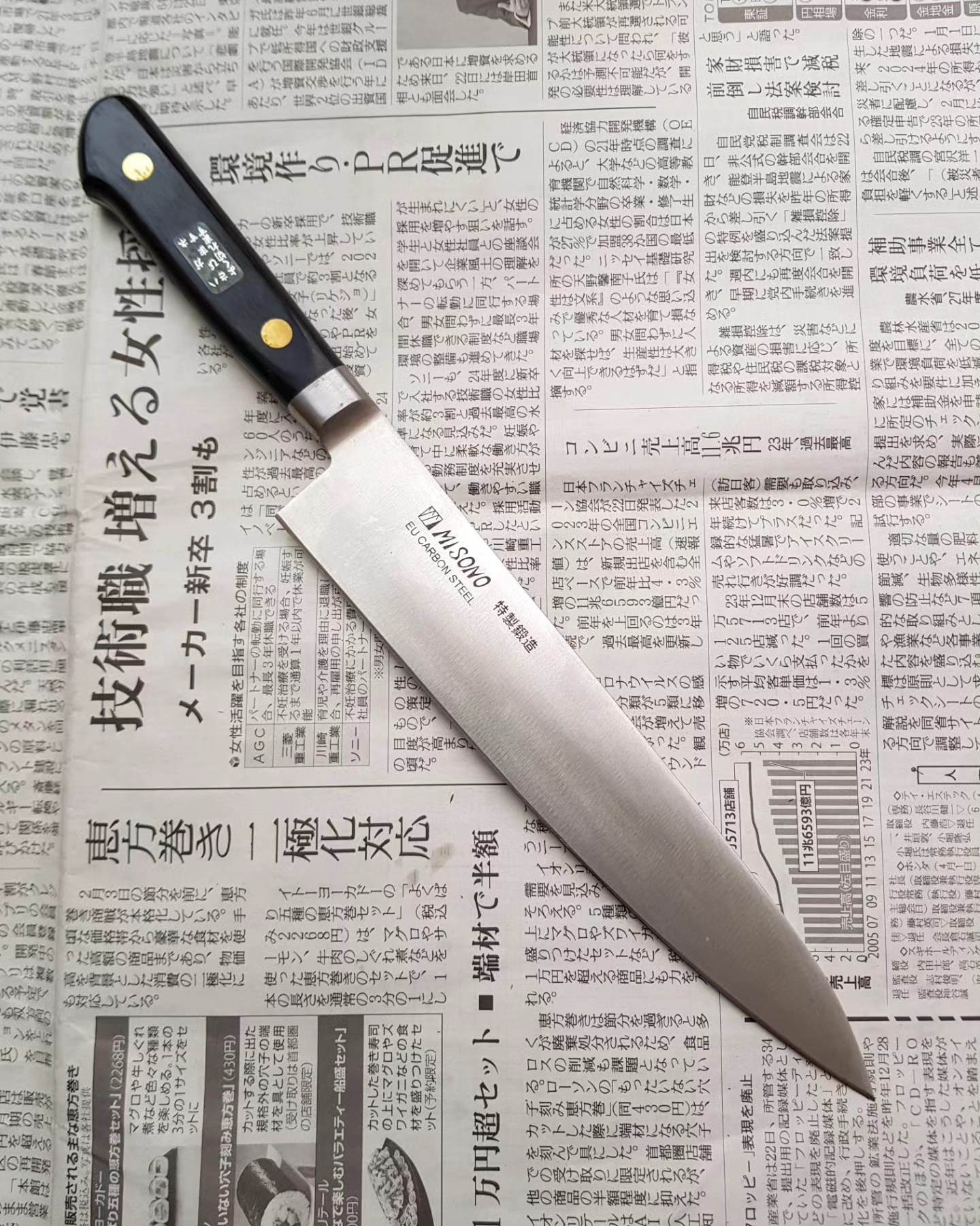 Misono Swedish Carbon Gyuto 210 mm