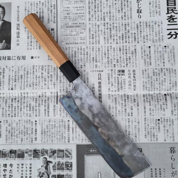 Handmade Carbon Nakiri 170 mm